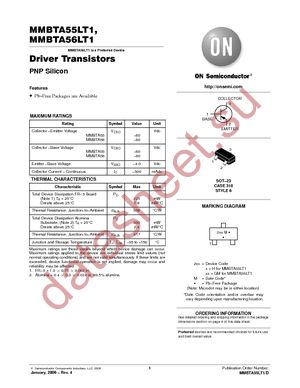 MMBTA56LT1 datasheet  